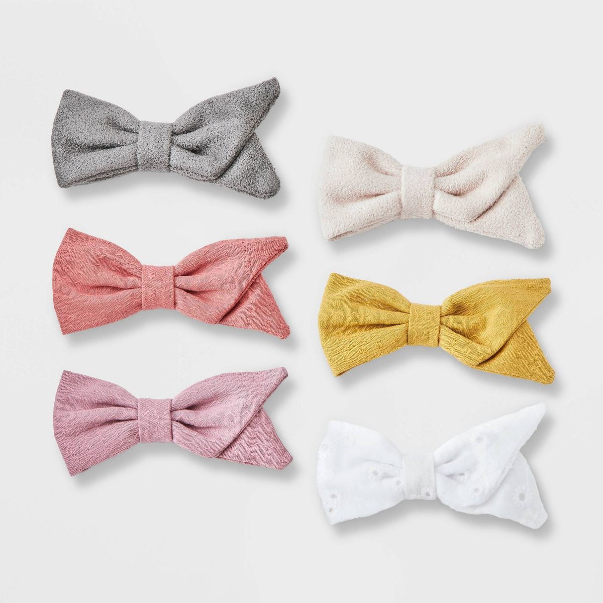 Baby Girls' 6pk Bow Clip - Cloud Island™: Hair Styling, Fashion, Securing Hair, All Hair Types,... | Target