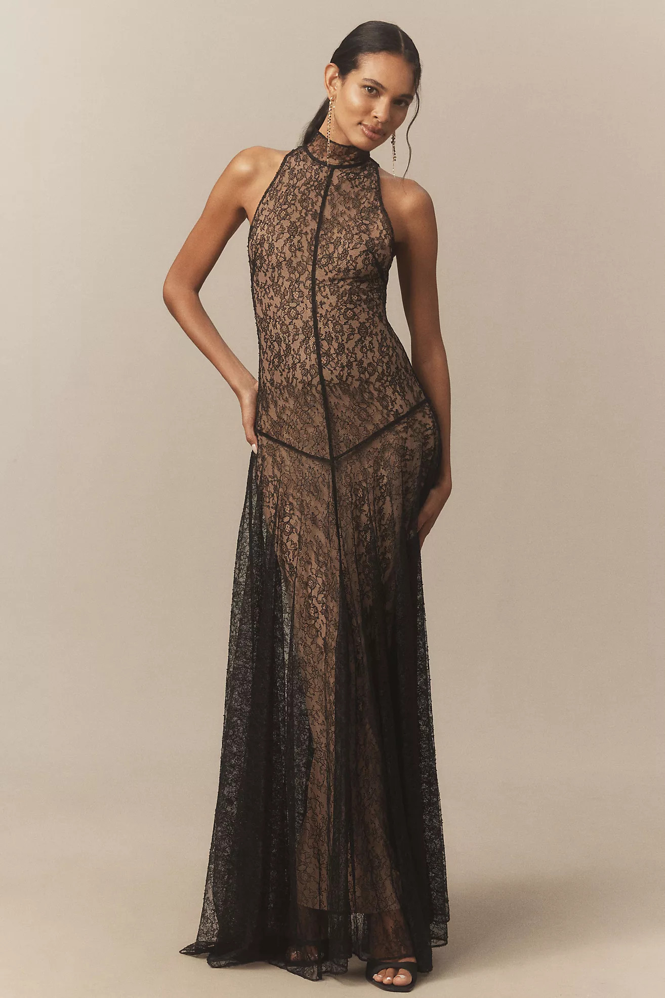 De La Vali Foehn Halter Maxi Dress | Anthropologie (US)