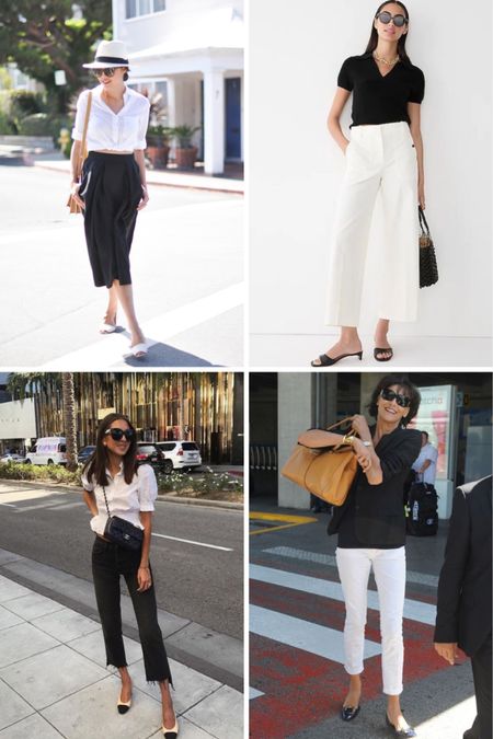 Is there anything chicer than black and white for spring?!

#springoutfit #whitejeans #croppedjeans #whiteblouse #springtop #skirt 

#LTKstyletip #LTKSeasonal #LTKover40