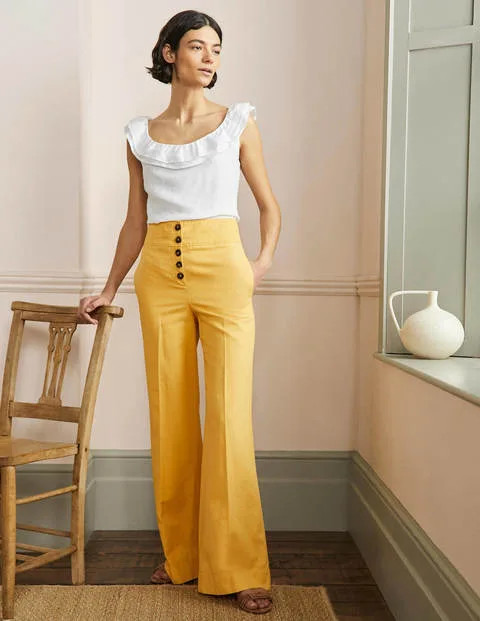High Waist Flare Pants | Boden (US)