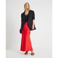 River Island Womens Red Satin Maxi Skirt | River Island UK & IE