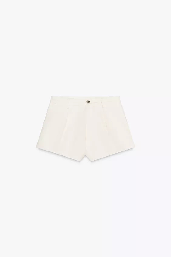 PLEATED SHORTS ZW COLLECTION | Zara US