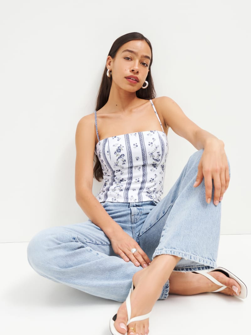 Overland Linen Top | Reformation (Global)