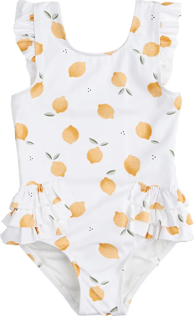 Kids' Lemon Ruffle One-Piece Swimsuit | Nordstrom