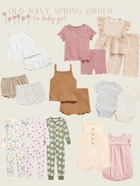 old navy spring order for baby girl 🌷🫶🏼

baby clothes / spring / neutral / old navy / baby fashion / baby outfits / floral print / baby haul / toddler / bloomers / matching set / ribbed / onesie / bodysuit / rompers / footless pajamas / Jammies / summer outfit 

#LTKkids #LTKbaby #LTKbump
