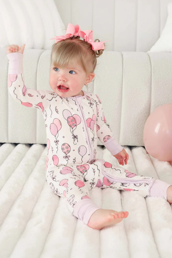 Party Time Convertible Zip Romper | Pink | Caden Lane