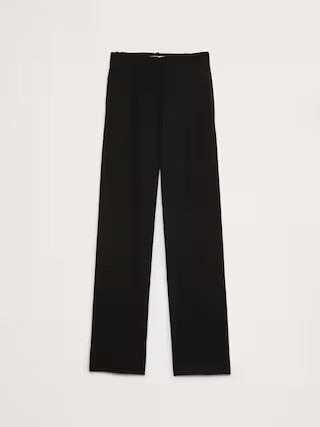 High-Rise Modern Straight Italian Wool Pant | Banana Republic (US)