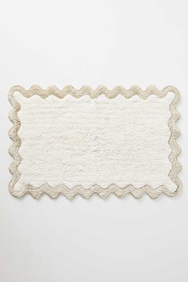 Scalloped Bath Mat | Anthropologie (US)