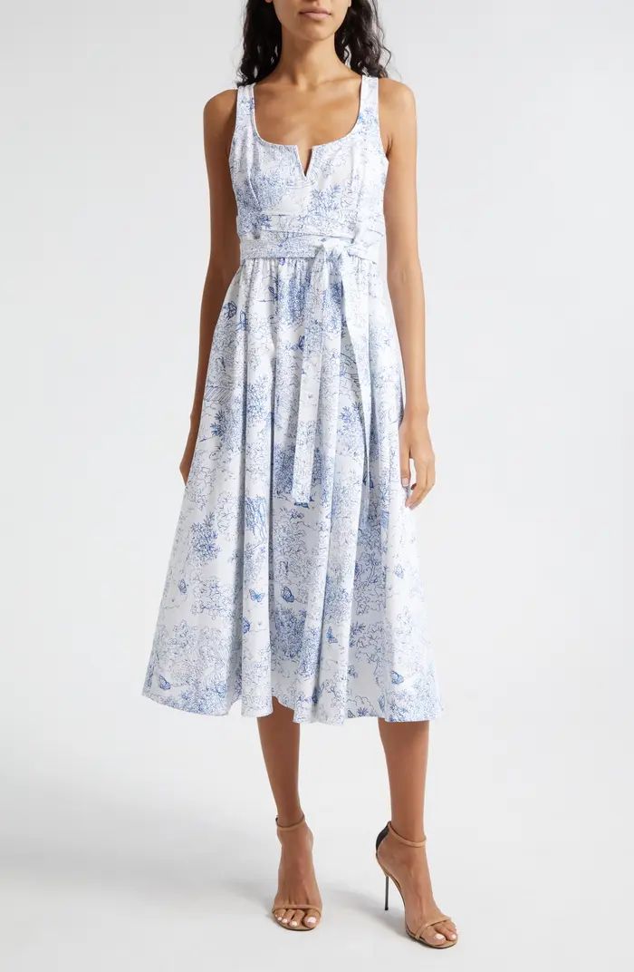 Cinq à Sept Ebba Garden Toile Stretch Cotton Dress | Nordstrom | Nordstrom