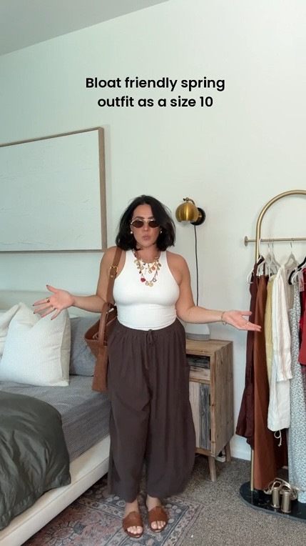 The perfect spring/summer outfit! 

Tank: L (double lined) 
Pants: M (size down) 
Bra: TTS (no wire)
Undies: L 
Shirt: L (I sized up) 

Spring accessories, spring style, flowy pants, resort wear, mom style, midsize fashion, bra, underwear, shaping, Amazon fashion.

#LTKootd #LTKSeasonal #LTKMidsize