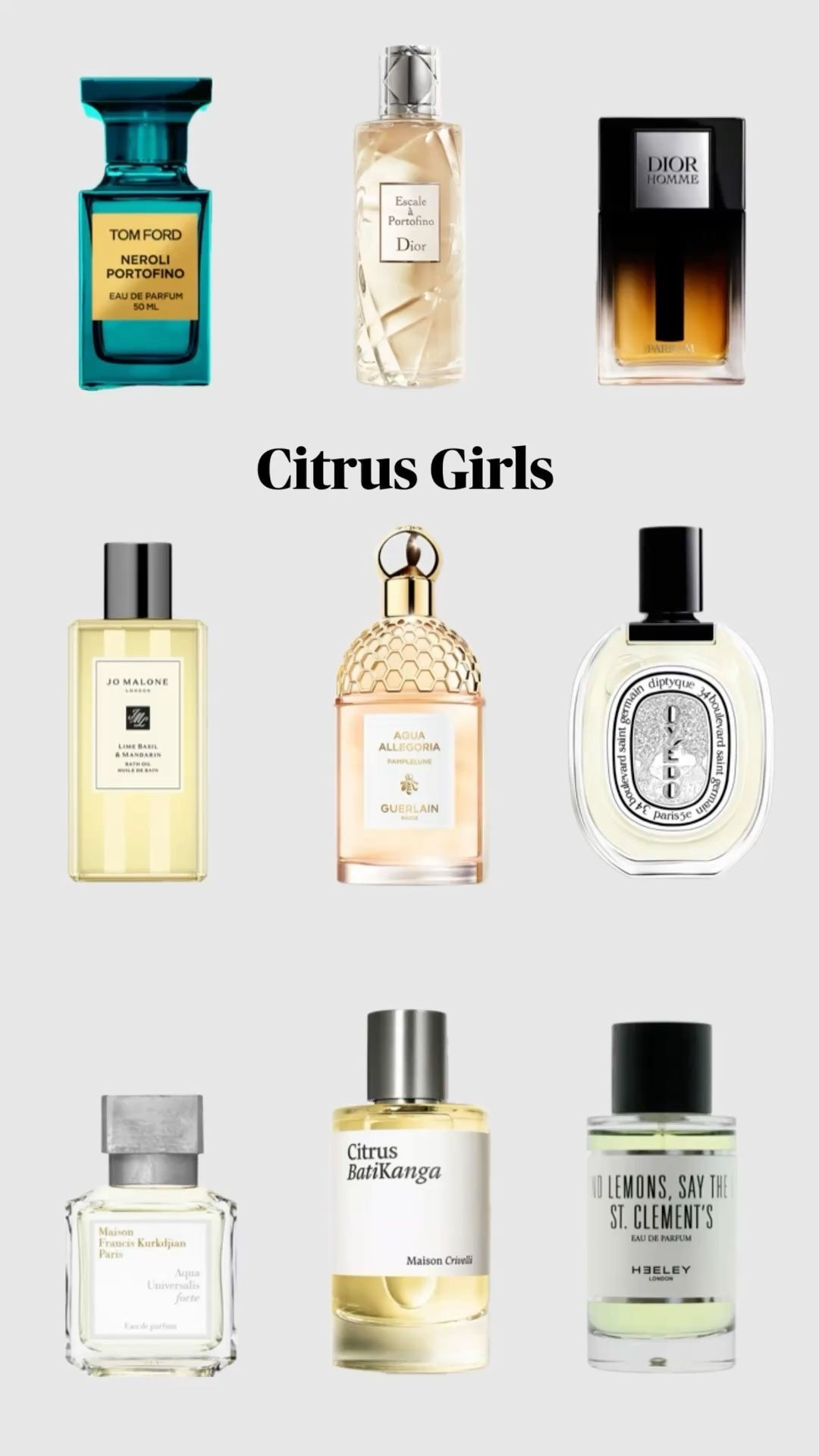 Best Citrus Perfumes That Smell Fresh, Clean, and Expensive

#CitrusPerfume
#FreshFragrance
#CleanGirlAesthetic
#SummerPerfume
#MinimalScents
#PerfumeInspo
#EverydayPerfume

#LTKootd #LTKBeauty #LTKselfcare