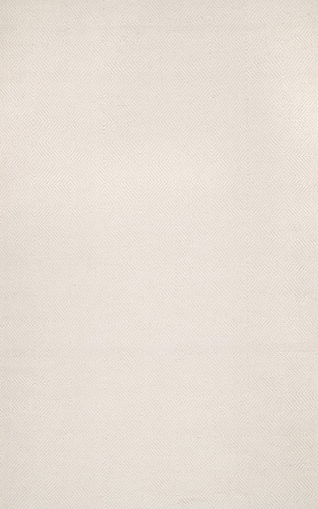 nuLOOM Ago Geometric Wool Area Rug, 5x8, Cream | Amazon (US)