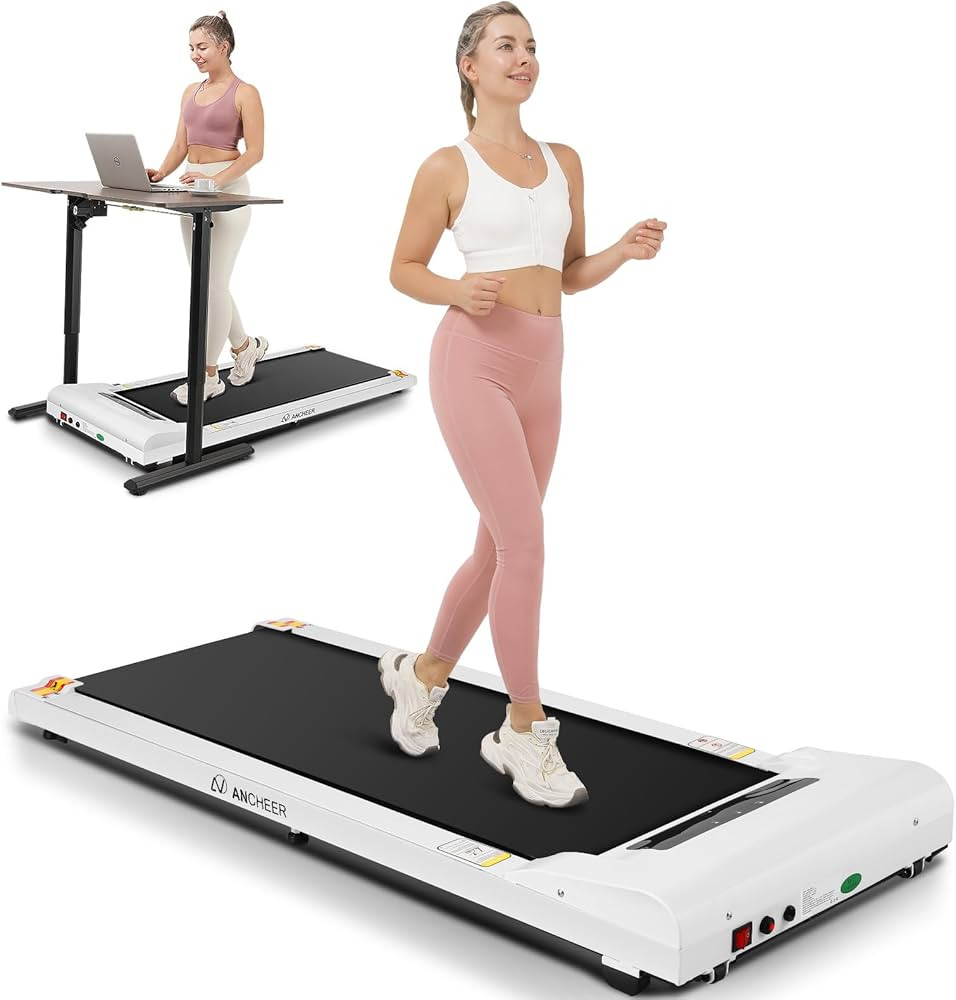 ANCHEER Walking Pad 2.5HP Under Desk Treadmill 300lbs Weight Capacity with Remote Control, Compac... | Amazon (US)