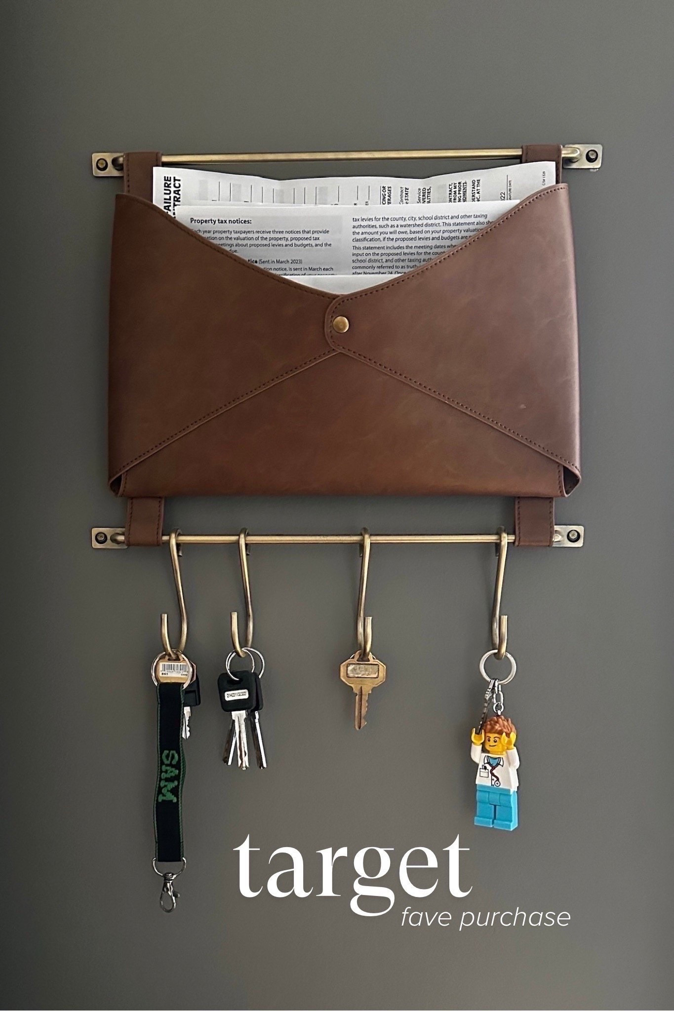 The entryway fix for keys and mail clutter! Chic, wall mounted, and on sale. I’ve owned mine for years and it still looks brand new. @Target

#LTKHome #LTKSaleAlert