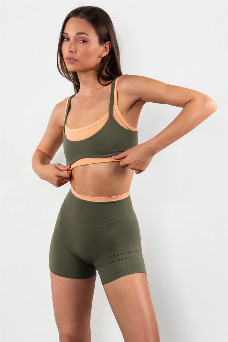 Cloud II™ Layered Bra - Fern | Vitality