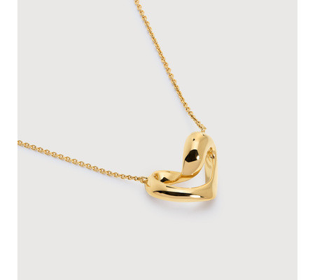 Infinity Heart Chain Necklace | Monica Vinader (Global)