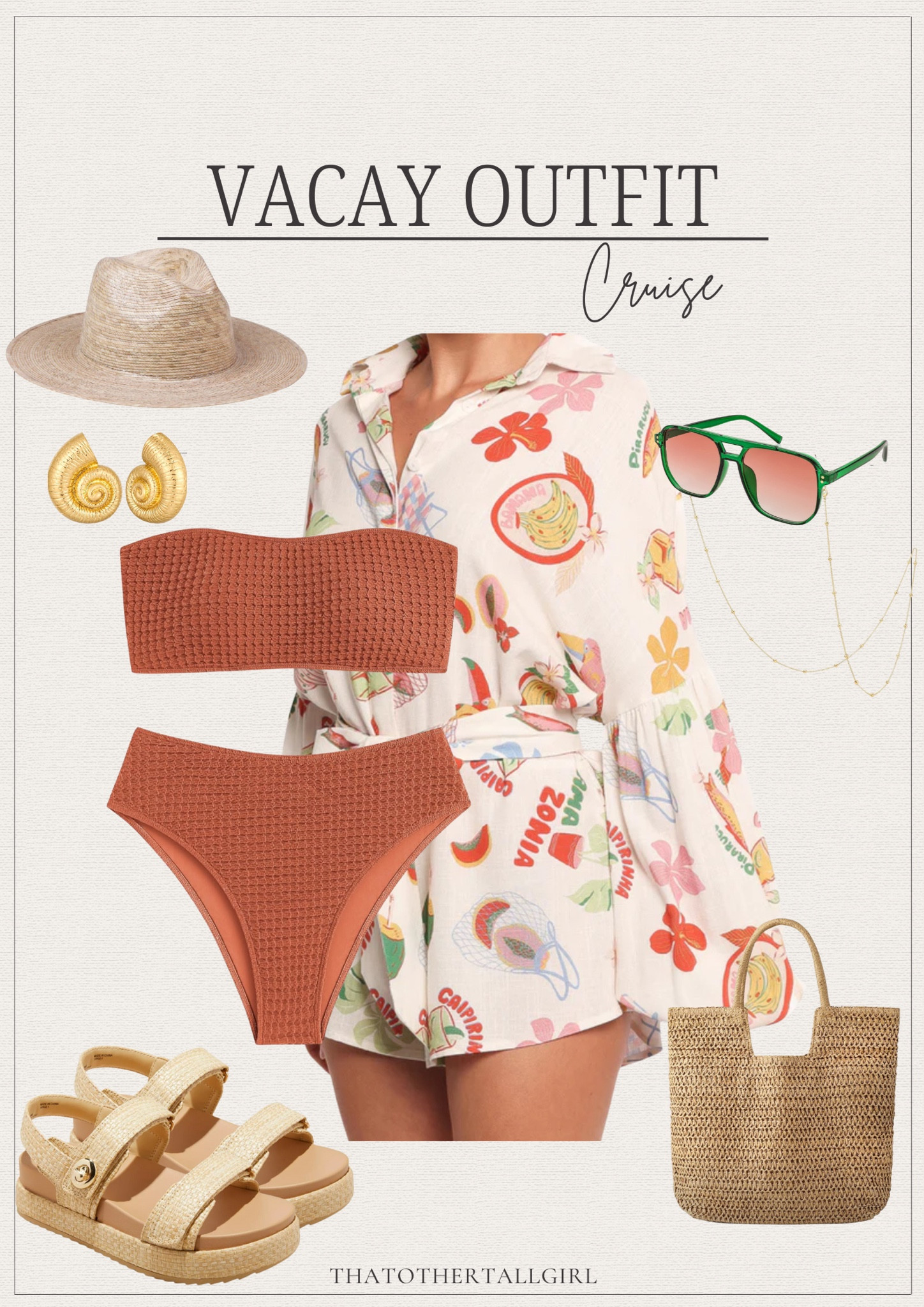 Vacation outfit - cruise
Travel, beach, spring break, tall, mom 

#LTKSwim #LTKMidsize #LTKTravel