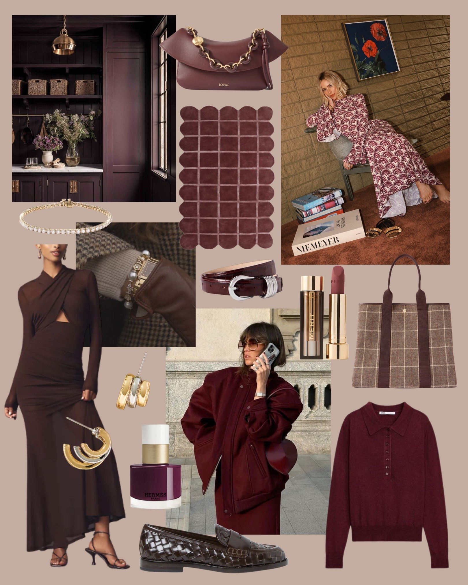 Merlot Mood: A Rich Tapestry of Fall Elegance — where fashion, interiors, and beauty blend in deep burgundy tones and golden accents.✨

#LTKSeasonal #LTKHome #LTKStyleTip