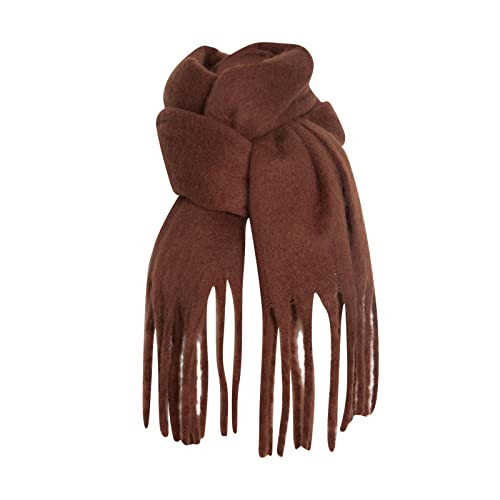 Women Scarve Warm Large Scarf Long Blanket Chunky Oversized Winter Fall Warm Scarf Big Scarves Wrap Shawl Birthday Gifts Brown | Amazon (UK)