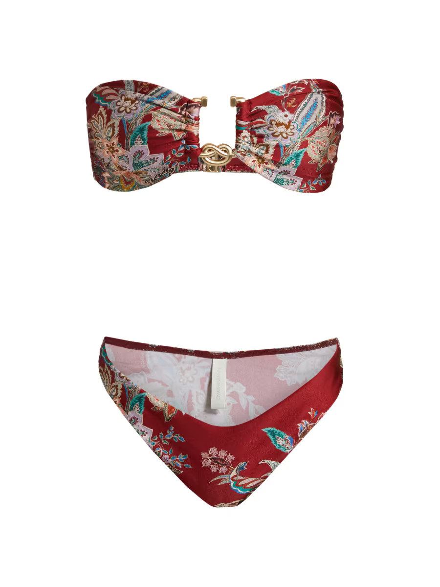 Rhiannon Floral Paisley Bikini | Saks Fifth Avenue