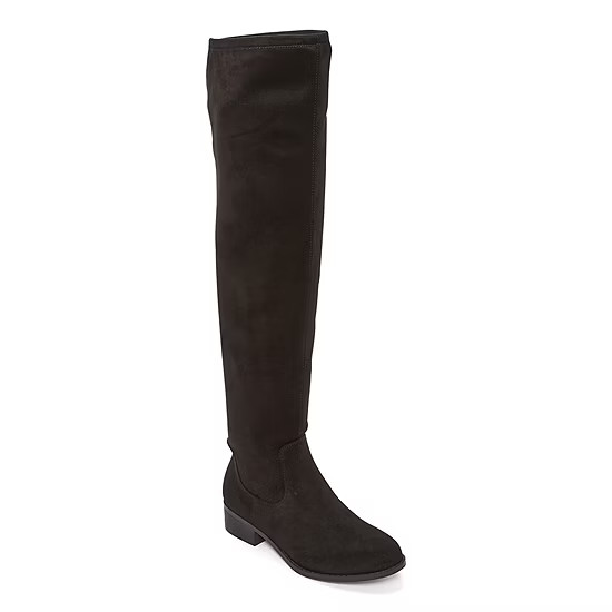 Worthington Womens Primrose Over the Knee Boots Block Heel | JCPenney