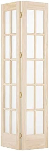 LTL Home Products 872528 Classic French Traditional Divided Glass French Bifold Intior Wood Door,... | Amazon (US)