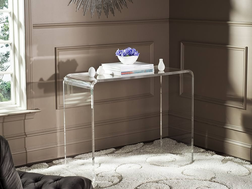 Safavieh Home Collection Atka Console Table, Clear | Amazon (US)