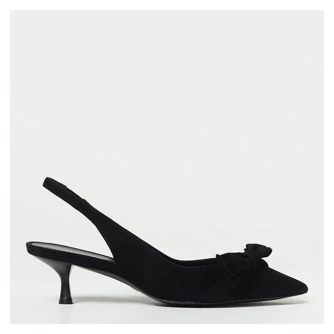 Stuart Weitzman Black Sofia 50 Slingback Heeled Shoe - BrandAlley | BrandAlley