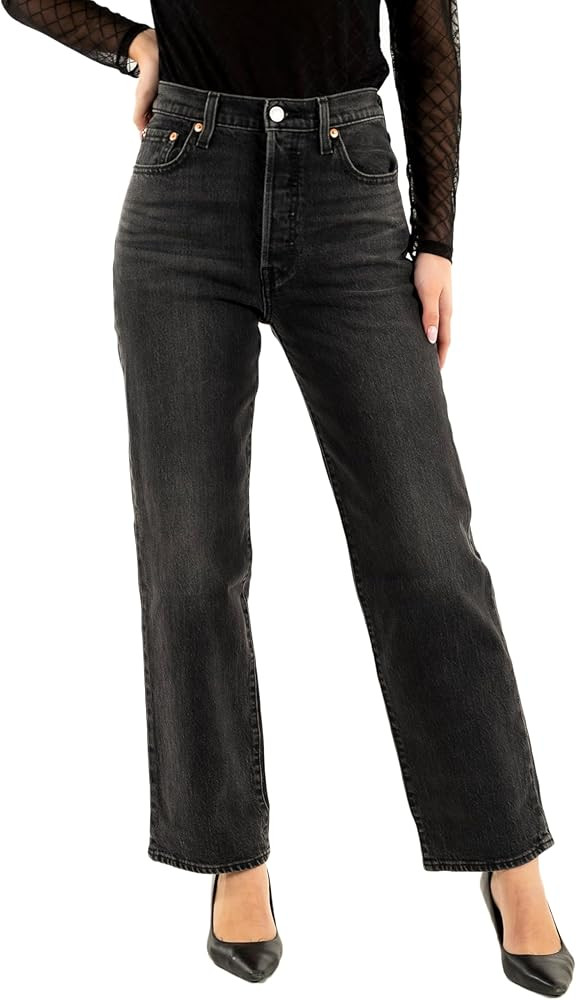 Levi's Women's Ribcage Straight Ankle Jeans | Amazon (UK)