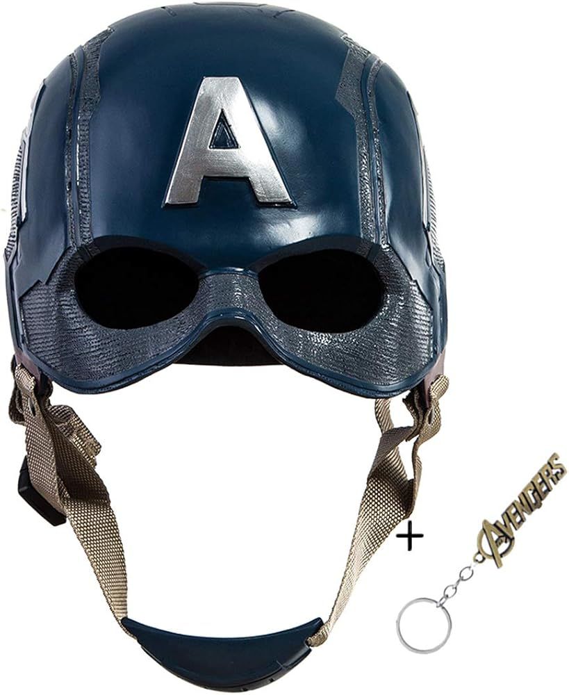 Traveller Captain America 3 Civil War Helmet Movie Cosplay Props for Adult, Navy Blue, one size | Amazon (US)
