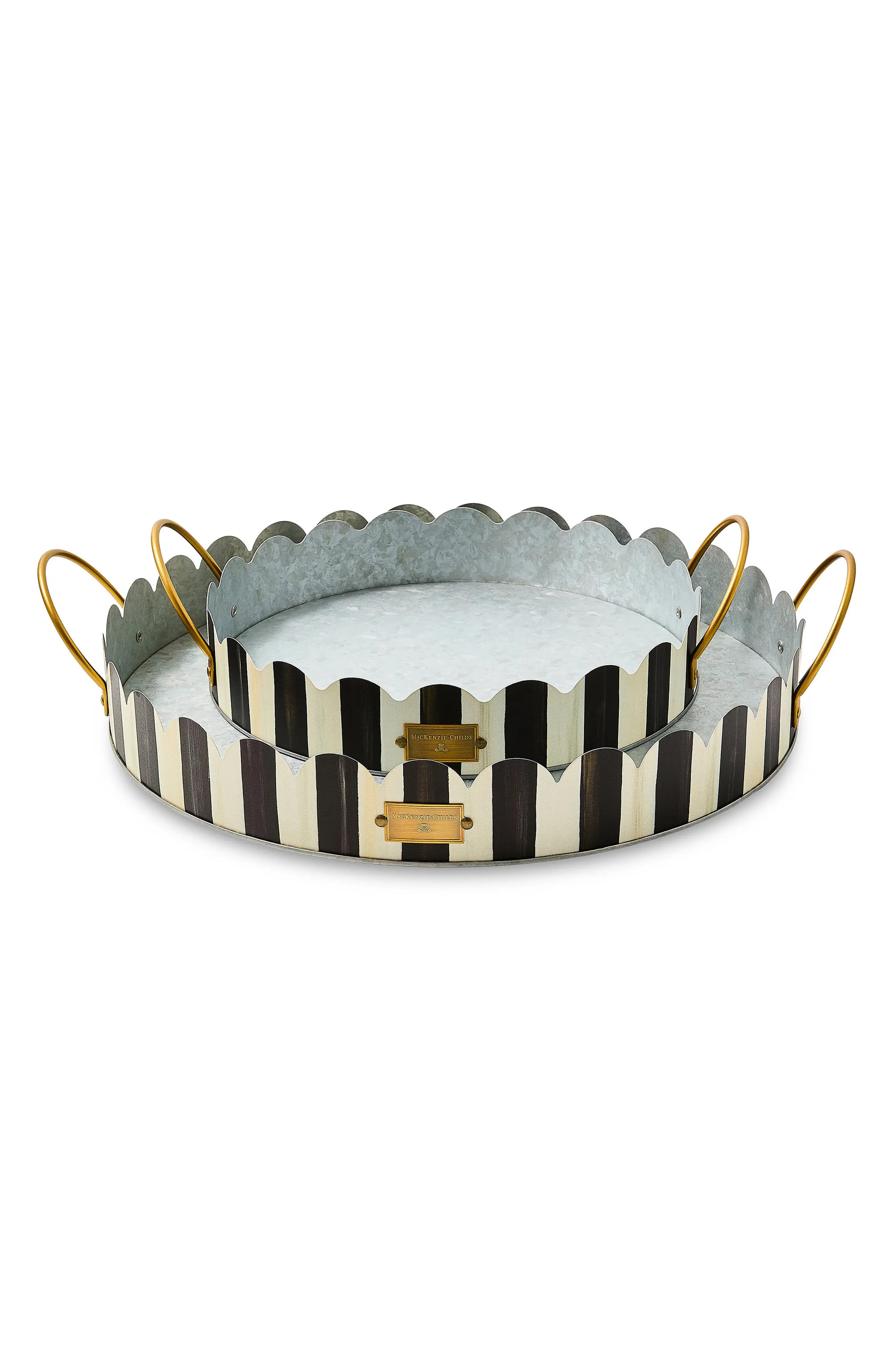 Courtly Stripe Set of 2 Serving Trays | Nordstrom | Nordstrom