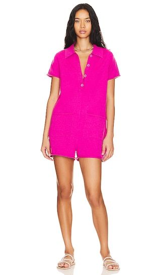 Gio Romper in Hot Pink | Revolve Clothing (Global)