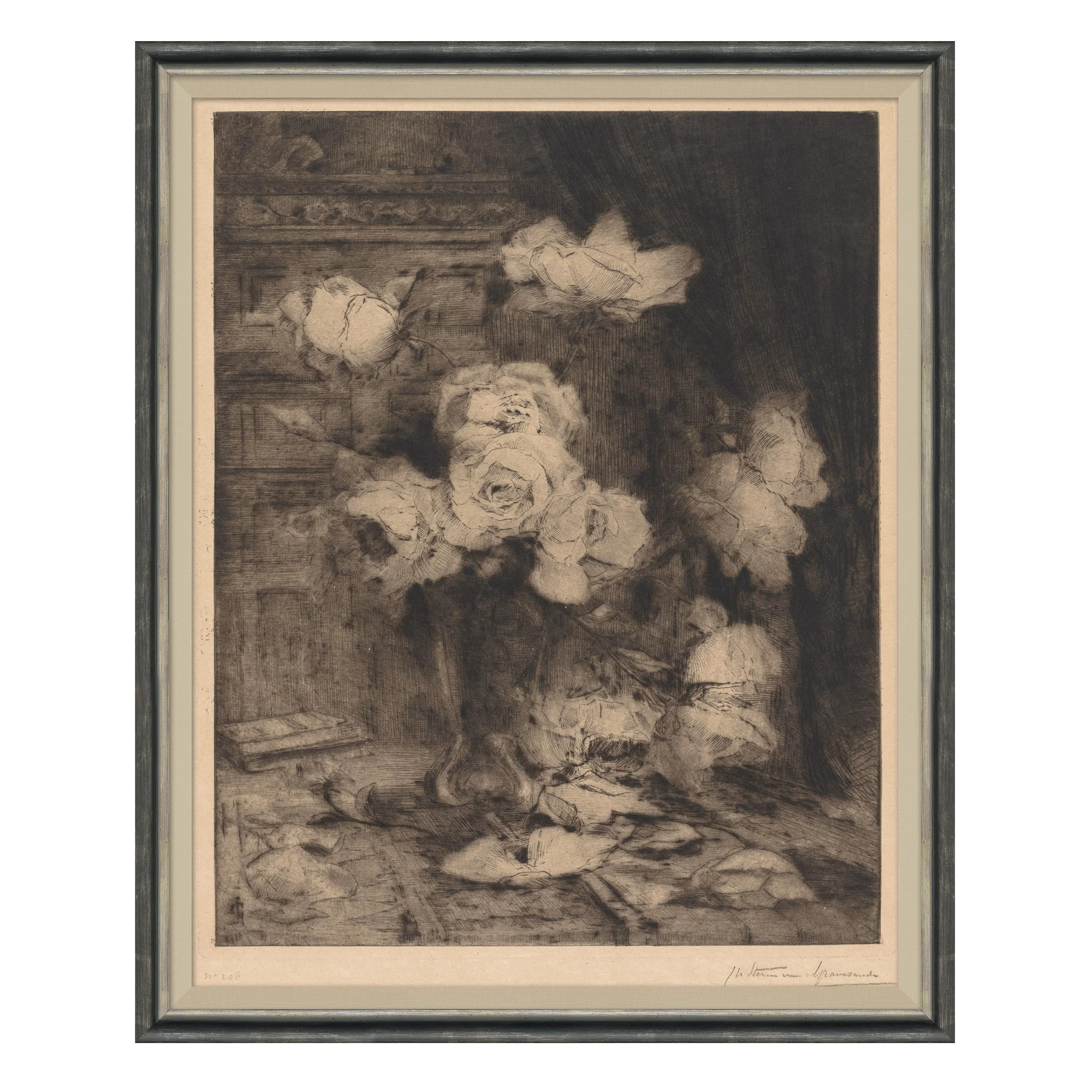 Vintage Study of Roses | Magnolia