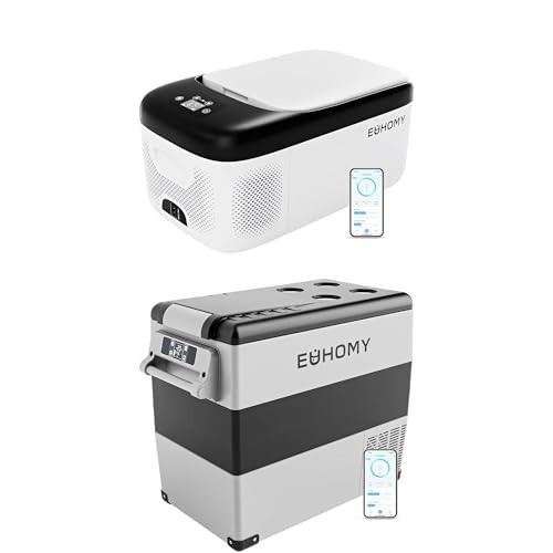 EUHOMY 12V Refrigerators, 17QT & 59QT Electric Coolers, 12V Fridge APP Control, Portable Freezer -4°F~68°F for Car, Camping, Travel | Amazon (US)