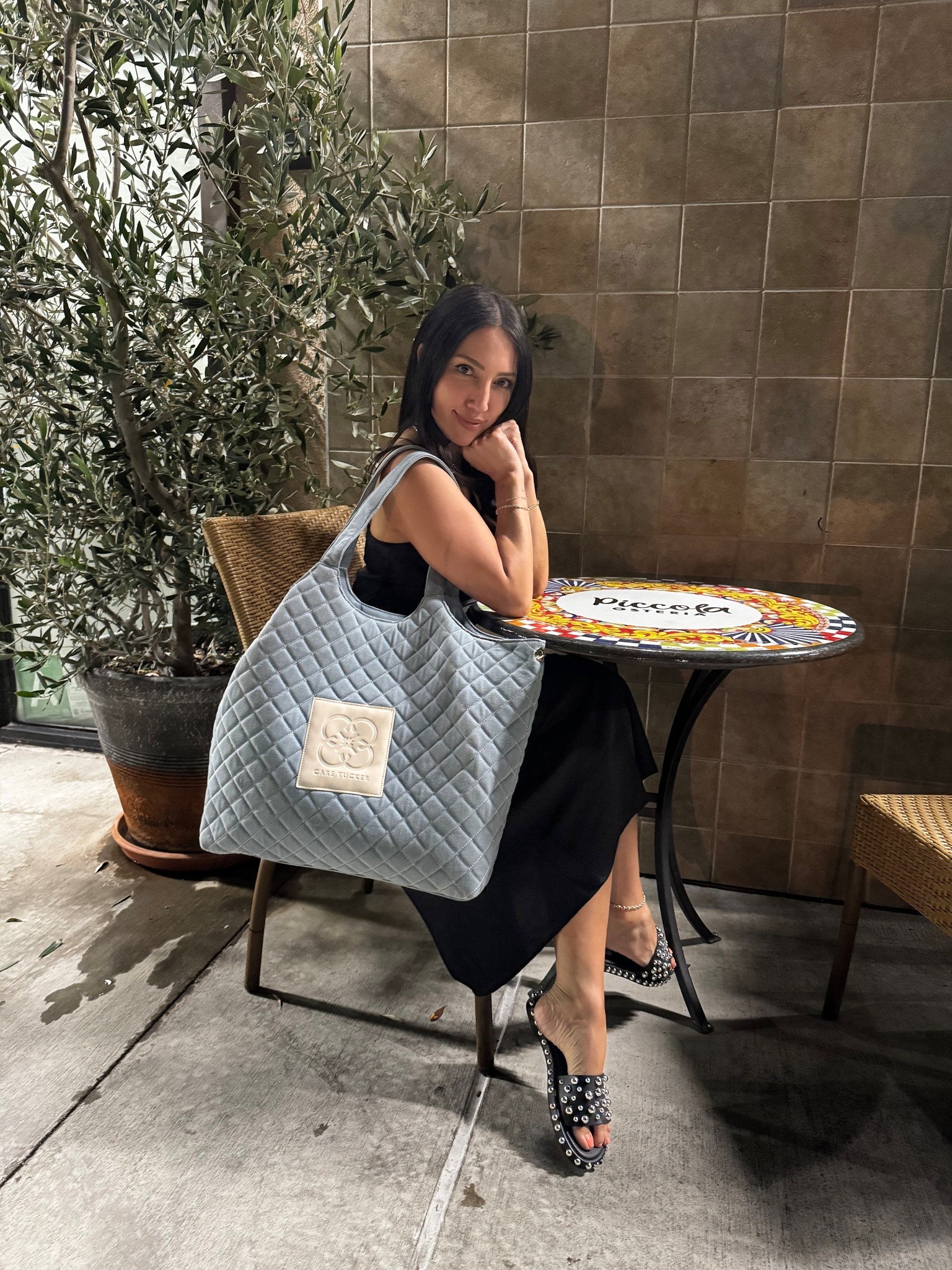 My forever everything bag 💙
The MAXI Quilted Denim Tote (blue) from Care Tucker is my go-to weekender + everyday tote—I seriously use it nonstop.

Lightweight but heavy-duty (she holds everything), gets better with wear like your favorite jeans, and somehow still looks luxe. I love that it can be worn wide or with the sides closed, has a detachable metal chain toggle, and comes with a removable zip pouch for all the little things. Plus the back embroidery “It’s Cool To Care” 🫶🏼 obsessed.

If you want a chic upgrade from basic totes that works for travel, errands, and busy days on the go… this is it.
Linked on LTK 🤍

Paired it with my go-to LBD 
Nothing like a good little black dress tha pulls through for any occasion. 

#LTKfinds #LTKtravel #WeekenderBag #DenimTote #EverydayBag #CareTucker #ItsCoolToCare #TravelStyle #MomBag #OnTheGo

#LTKootd #LTKActive #LTKTravel