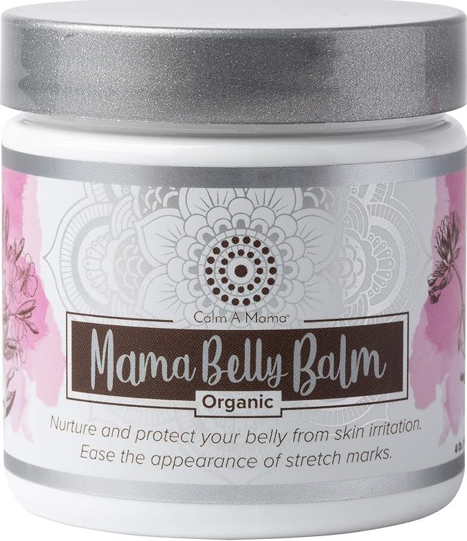 Mama Belly Balm by Calm-A-Mama - Stretch Mark Cream For Pregnancy & More - Organic Belly Butter -... | Amazon (US)