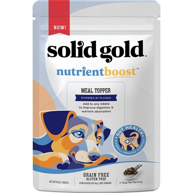 Solid Gold NutrientBoost Grain-Free Dog Food Topper, 16-oz bag | Chewy.com