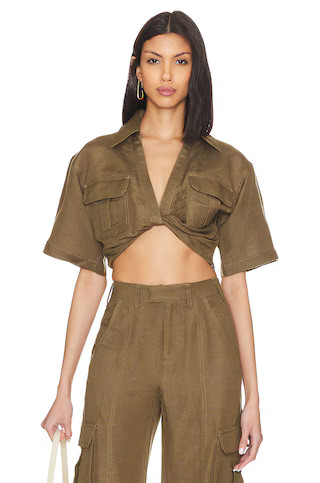 The Chrisa Crop Blouse | Revolve Clothing (Global)