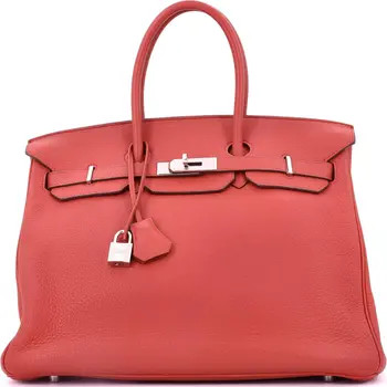 Birkin Handbag Pink Clemence with Palladium Hardware 35 | Nordstrom