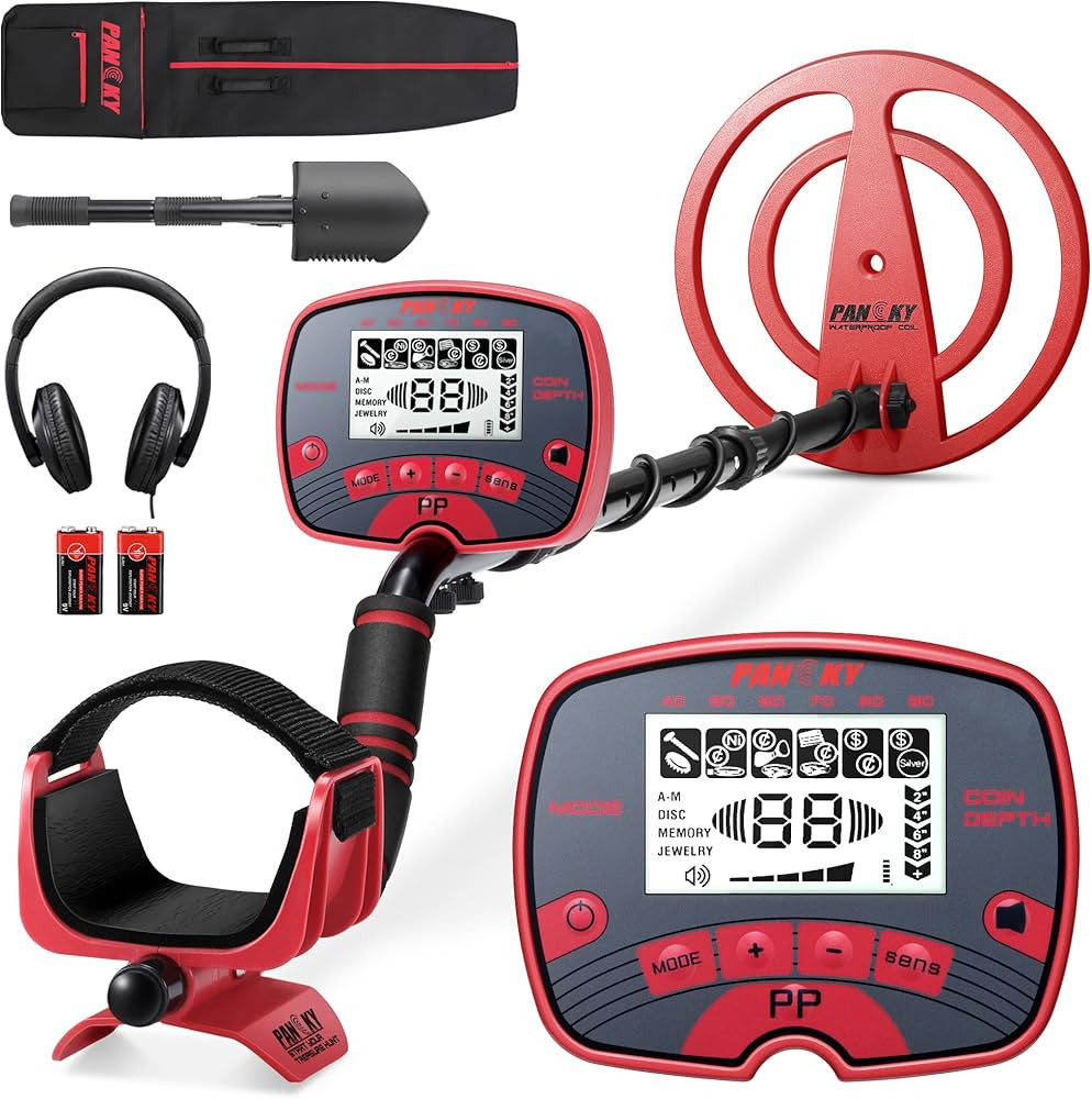 PANCKY Metal Detectors for Adults Waterproof - Professional Higher Accuracy Gold Detector with LC... | Amazon (US)