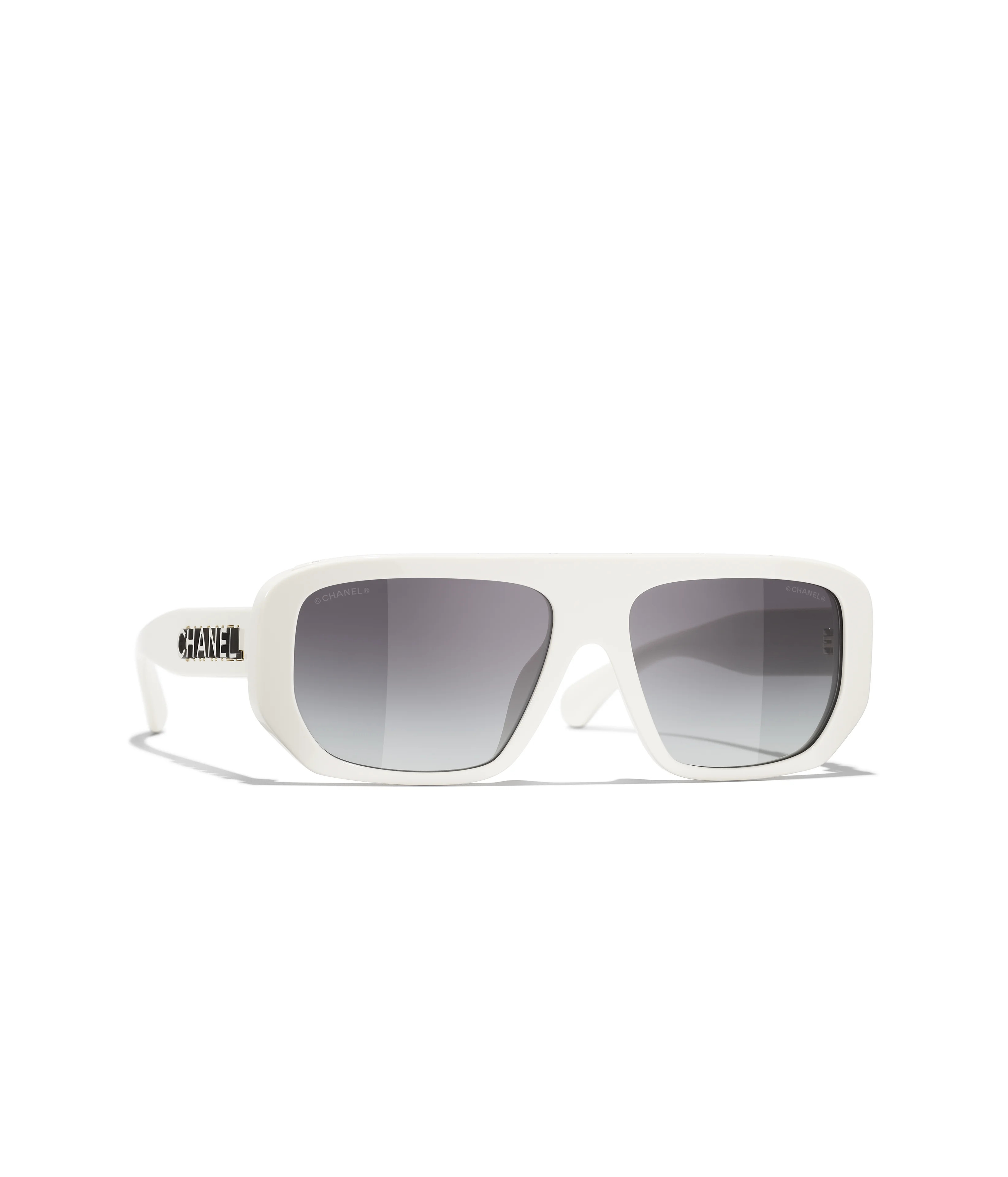 CHANEL Sunglasses: Shield Sunglasses, acetate &mdash; Fashion | CHANEL | CHANEL | Chanel, Inc. (US)