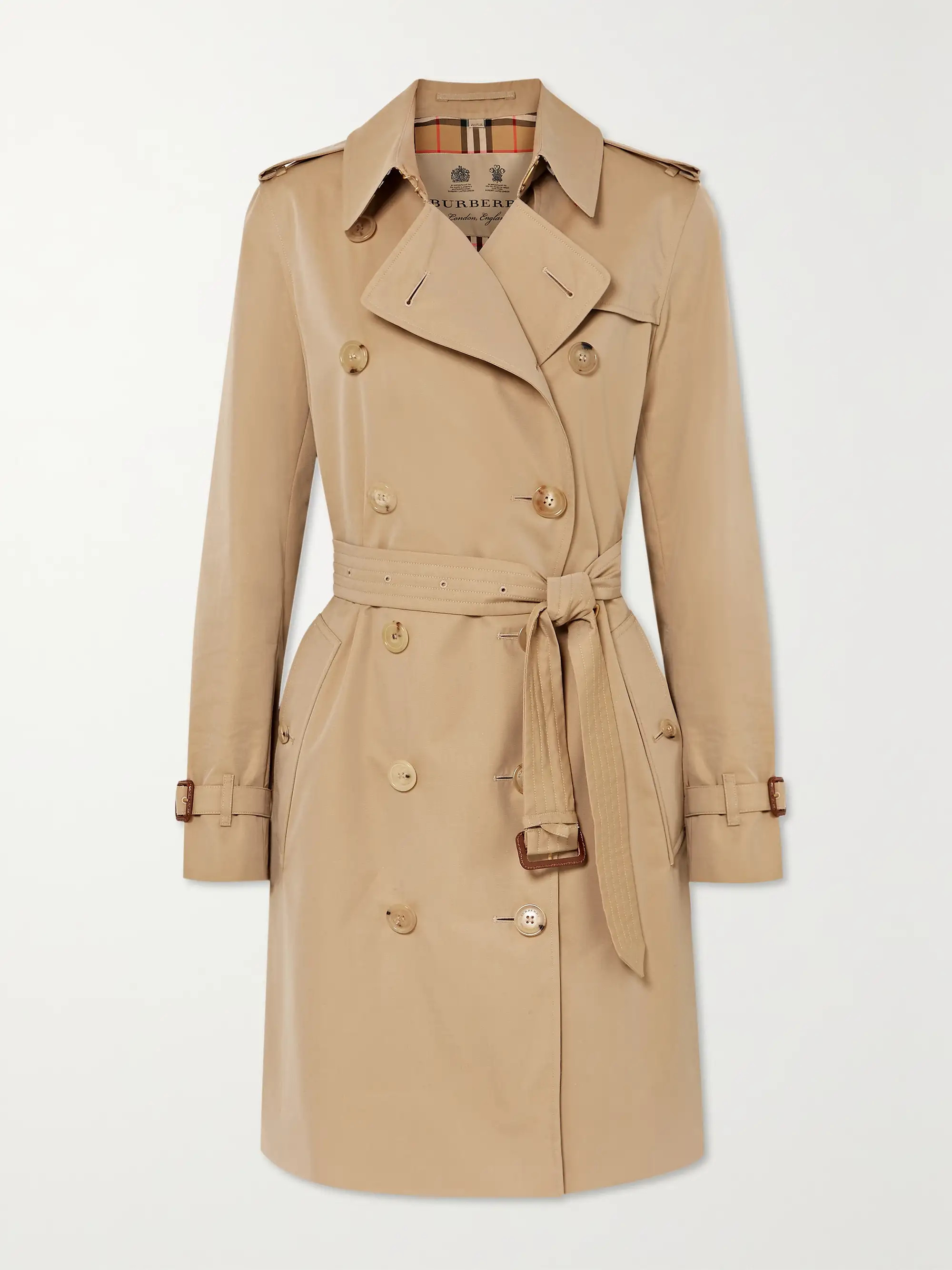 Kensington organic cotton-gabardine trench coat | NET-A-PORTER (US)