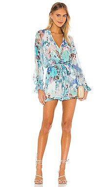 HEMANT AND NANDITA x REVOLVE Teien Romper in Blue from Revolve.com | Revolve Clothing (Global)