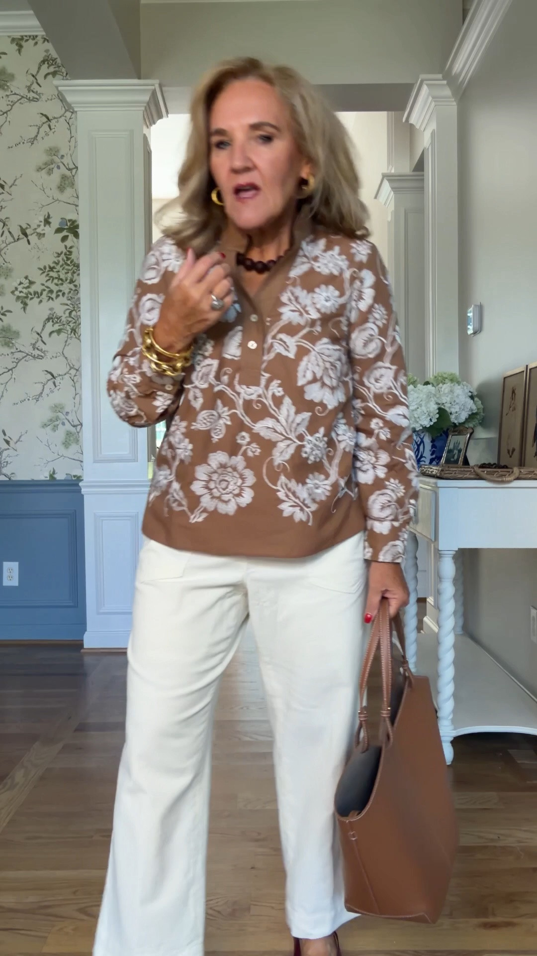 #talbotspartner #talbots #ad @talbotsofficial
Favorite time of year to shop! Sizing details below so you can create your own fall capsule and outfits
LIghtweight corduroy drawstring ankle pants medium petite
Embroidered blouse medium petite
Corduroy swing jacket medium petite
Satin blouse medium petite
Navy Corduroy blazer 10 petite (roomy enough for a nice sweater layer underneath)
Pink cable knit sweatshirt medium
Black dress 8 regular (I like this longer midi length on me)

Fall outfits, fall trends drawstring pants fall jackets wedding guest dress

#LTKOver40 #LTKSaleAlert #LTKPetite