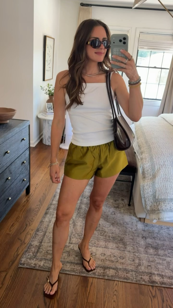 GDWM ✨ these citron color shorts are coming with me into Fall!

#LTKgrwm #LTKootd