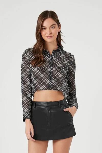 Faux Leather Mini Skort | Forever 21 (US)
