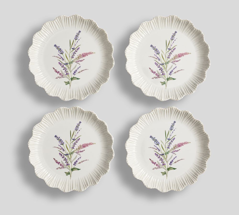 Monique Lhuillier Provence Melamine Appetizer Plates - Set of 4 | Pottery Barn (US)