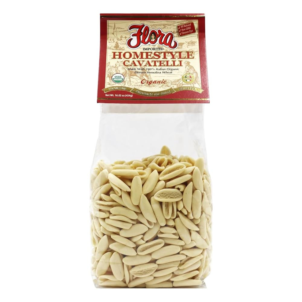Flora Fine Foods Organic Homestyle Cavatelli | Amazon (US)