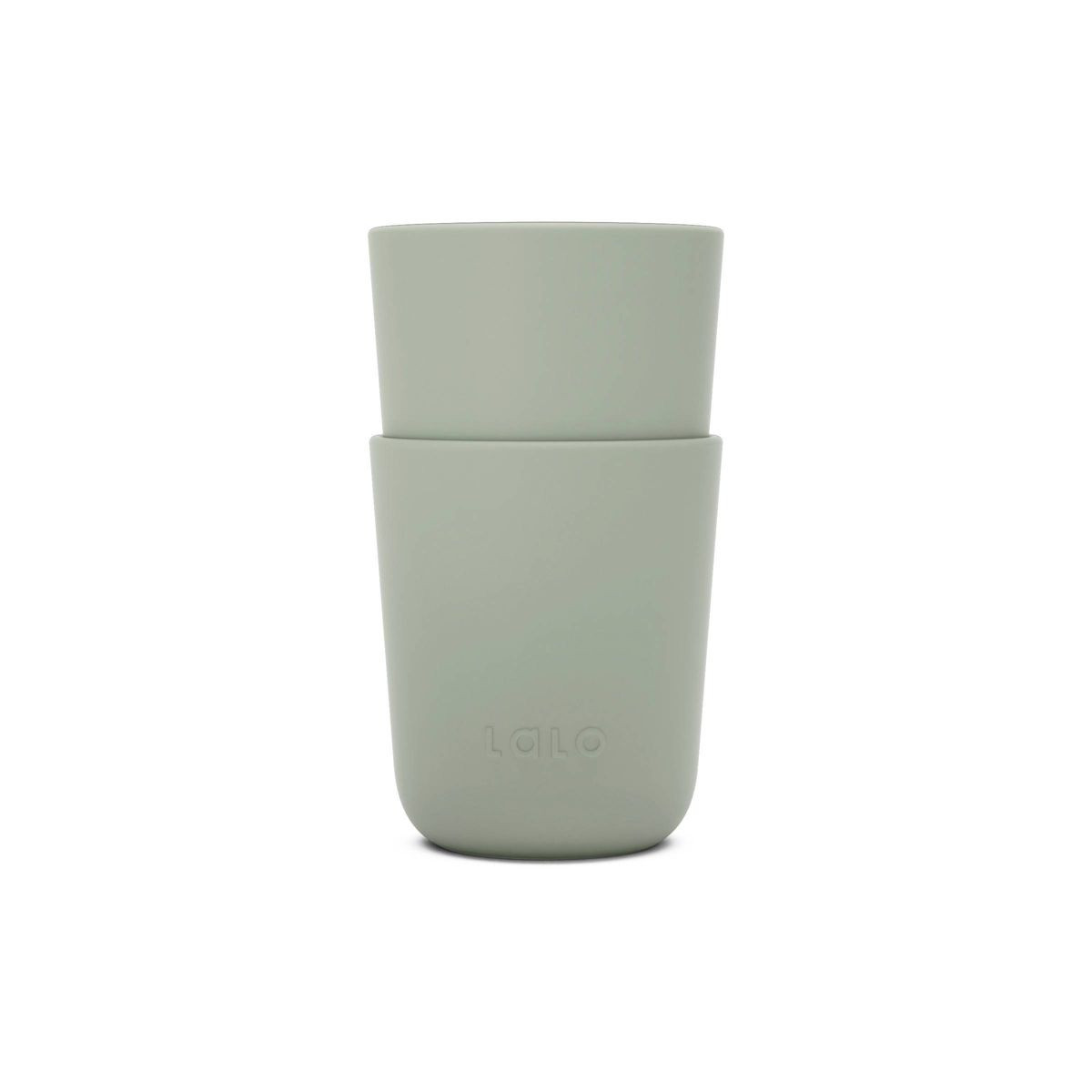 Lalo 6 fl oz Cups - Sage - 2pk: Silicone, Baby Drinkware, Service For 1 | Target