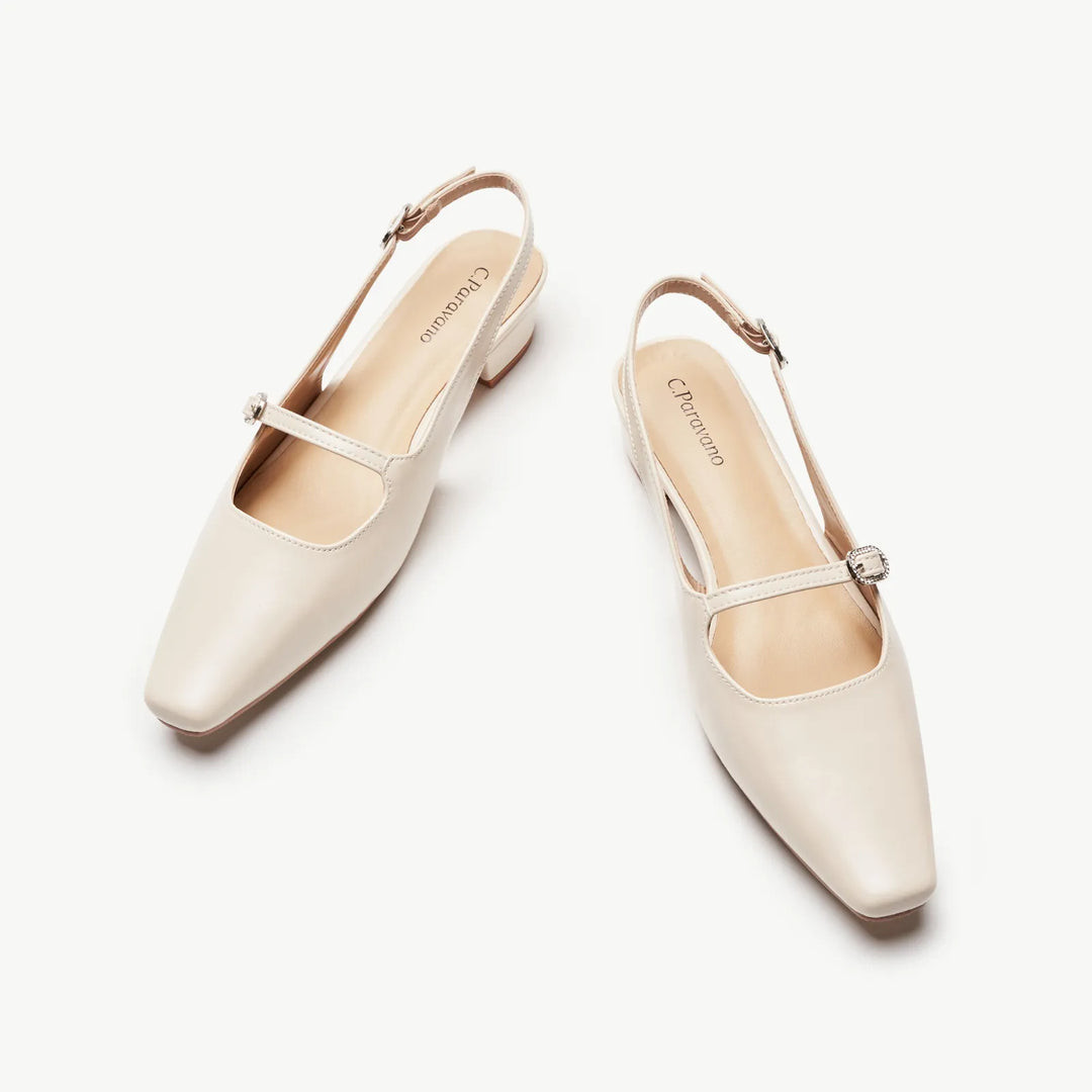 Open Back Block Heel | C.Paravano | cparavano